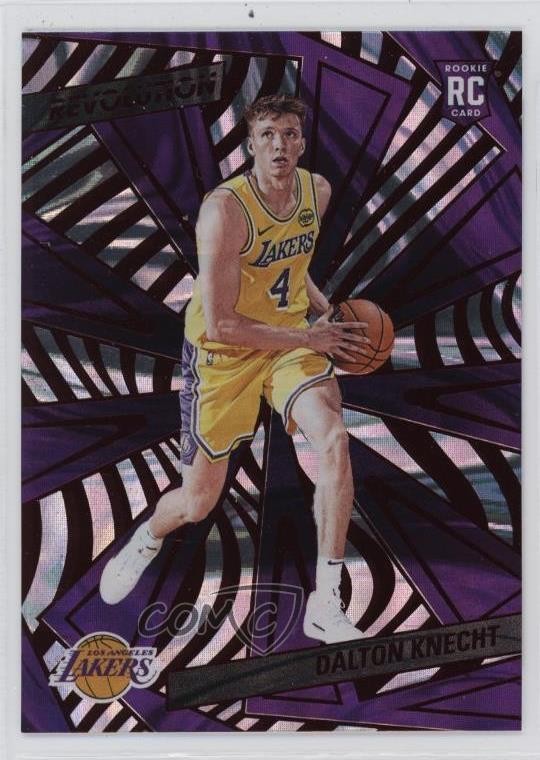 2024-25 Panini Revolution Rookies Red Swirl Dalton Knecht #109 Rookie RC b6y