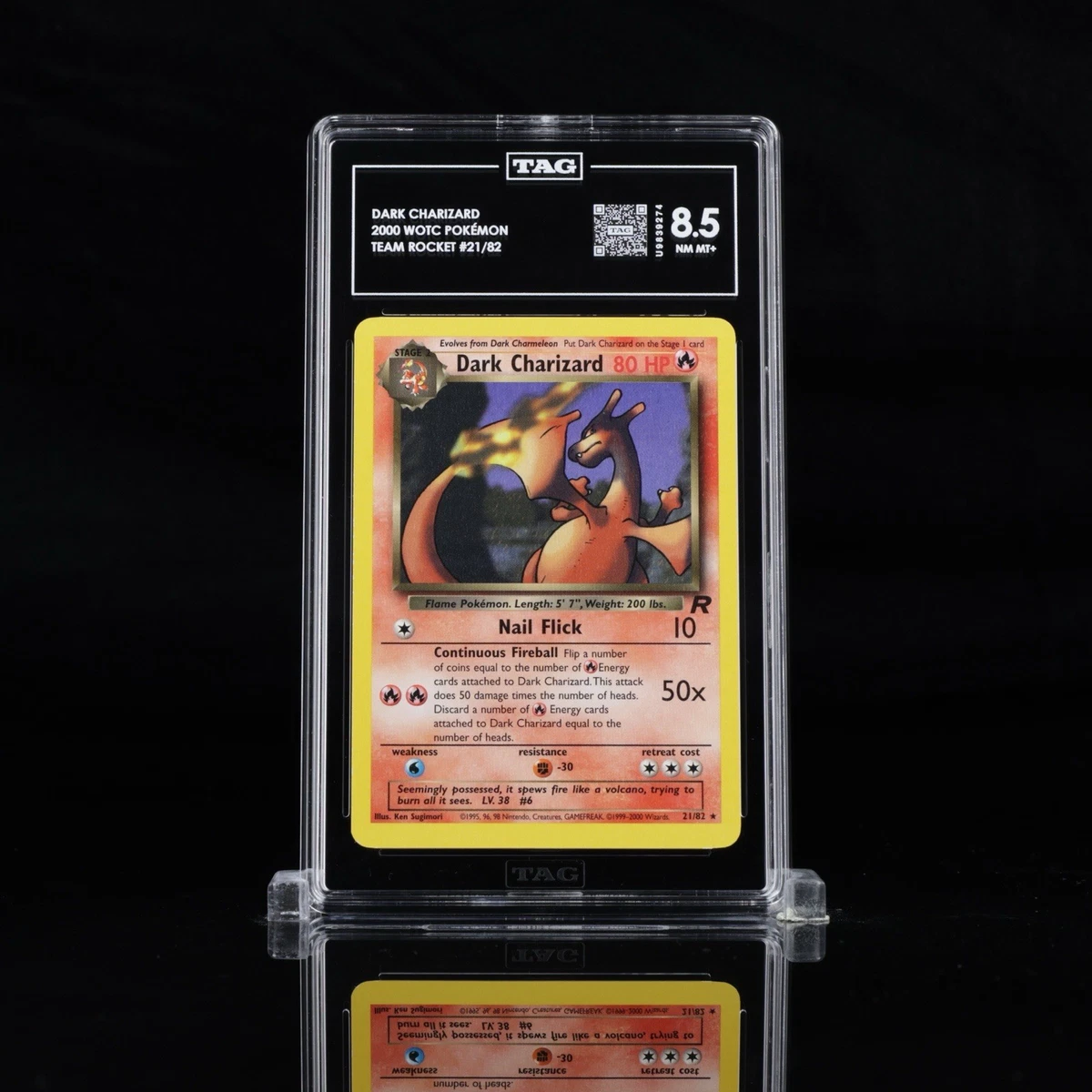Darkness Charizard Pokémon TCG Rare Individual Collectible Card