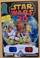 Star Wars 3-D #1 VG (4.0) 3-D Glasses Included! Blackthorne Publishing 12/87