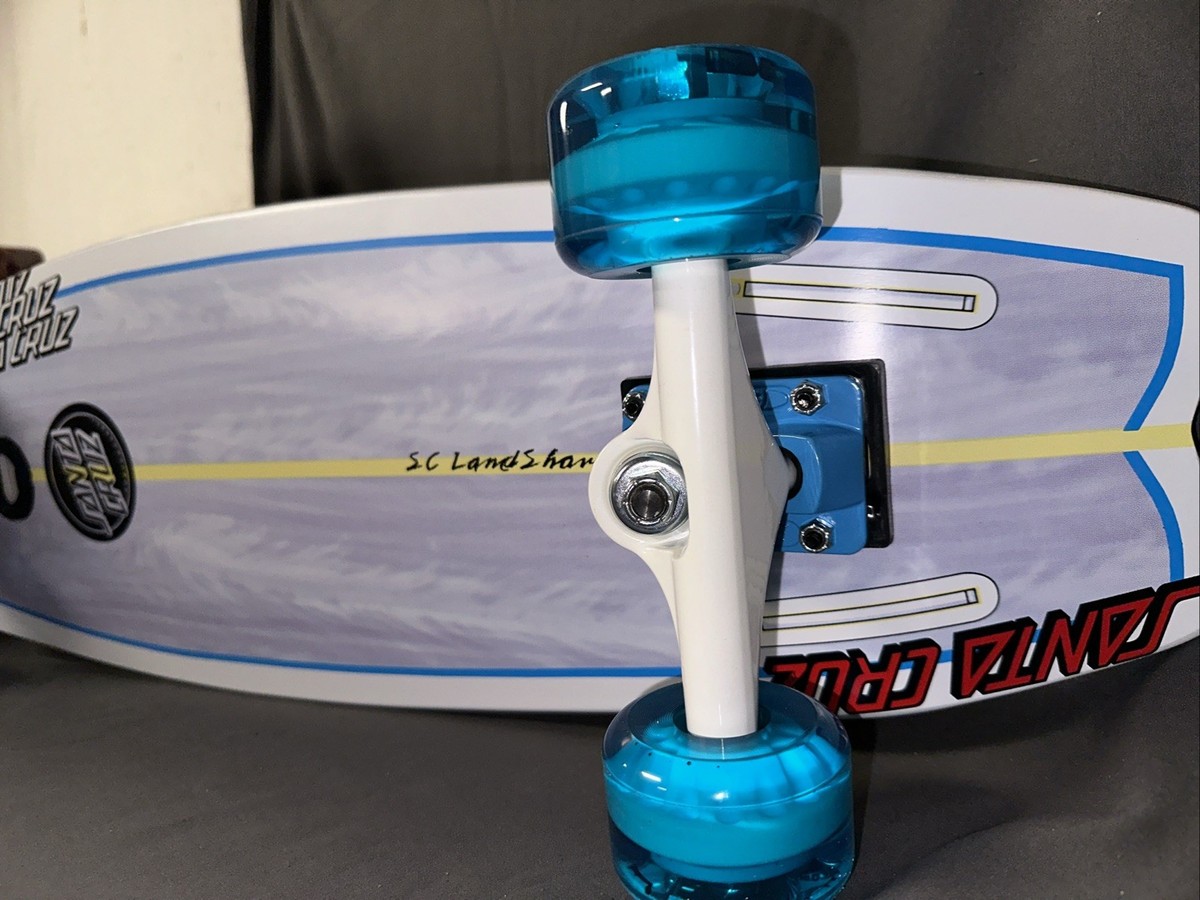 NEW! santa cruz skate land shark sk8 powerply complete skateboard8
