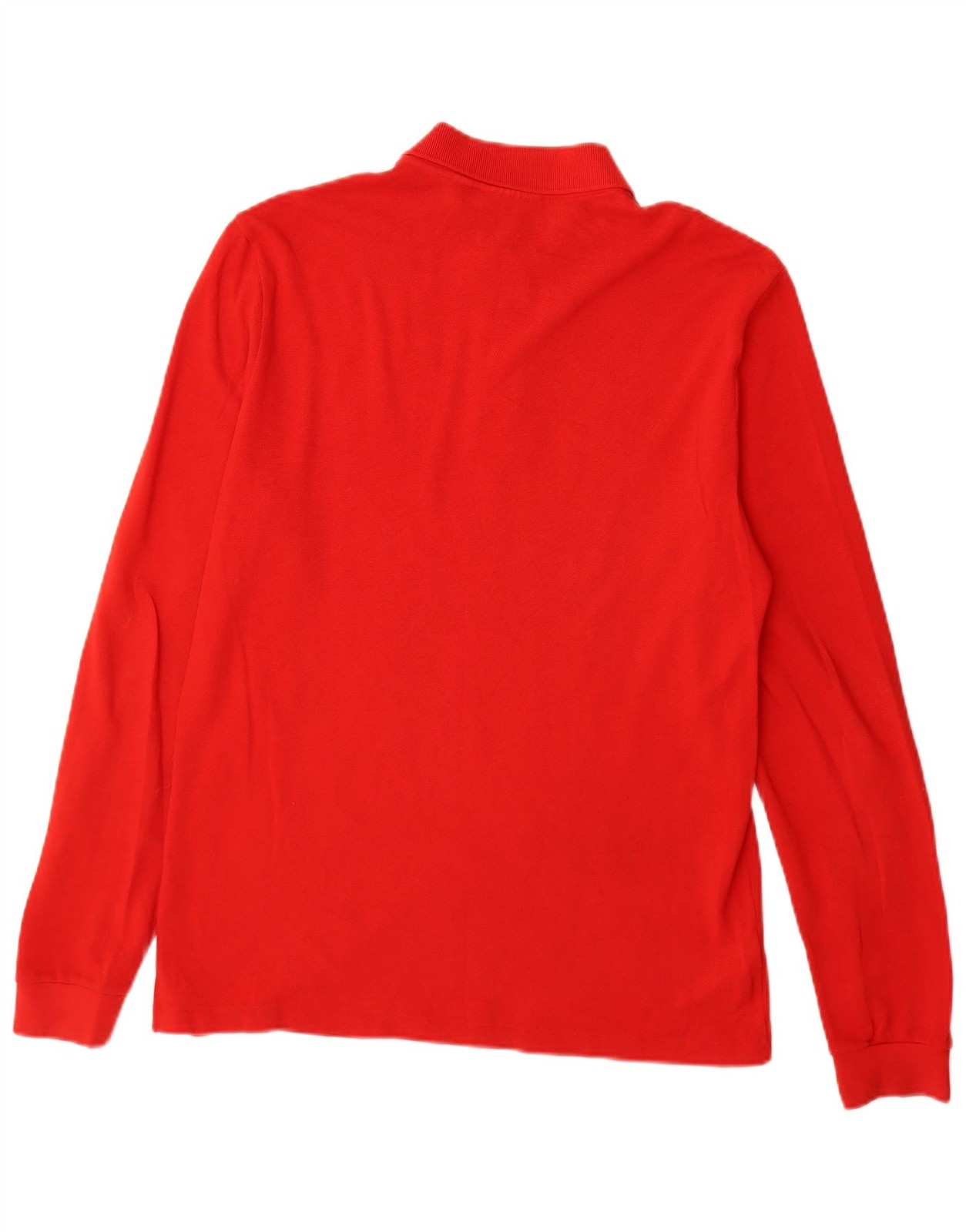 Lacoste Mens Classic Fit Long Sleeve Polo Shirt Size 3 Small Red Cotton BL11 thumbnail 2