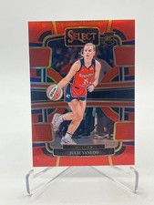 2024 SELECT WNBA JULIO VANLOO RC #57 CONCOURSE RED PRIZM #D 097/149 SP