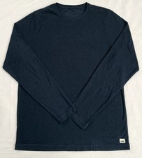 Vuori Men's Long Sleeve Strato Tech Tee Size Medium Blue Heathered