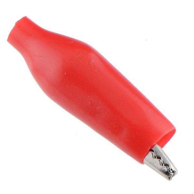 5x Red Miniature Alligator Crocodile Test Clip 27mm