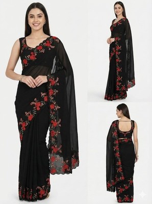Saree Blouse Bollywood Party Wear Indian Pakistani New Sari Wedding Designer