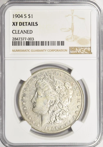 1904-S MORGAN DOLLAR ~ NICE NGC XF DETAILS! INV#003
