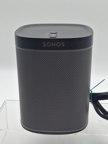 Sonos Play 1 kompakter kabelloser WiFi Lautsprecher mit Netzkabel schwarz