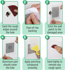 - Drywall Repair Kit, 16pcs, Dry Wall Patch Kits, Wall Repair Patch Kit, Wall...