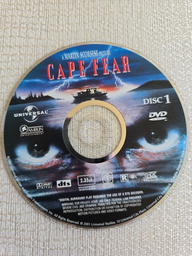 Cape Fear DVD Disc 1 Only