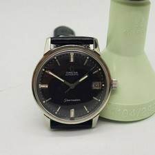 VINTAGE 1968 OMEGA SEAMASTER BLACK DIAL DATE AUTO CAL:565 HERREN UHR /X083