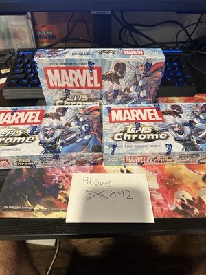 2025 Topps Chrome Marvel Hobby Box    New/Factory Sealed