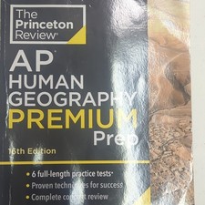 Princeton Review AP Human Geography Premium P...