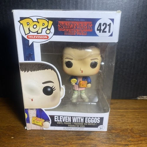 Funko Pop Stranger Things Eleven with Eggos # 421 + PROTECTOR
