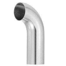 90 Degree Mandrel Bend Elbow 2.5" OD Exhaust Pipe Connector 304 Stainless Steel