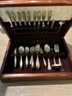 International Sterling Silver Prelude Flatware Set 60 Pieces Plus Silverplated