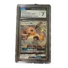 Eevee GX SM174 Sun & Moon Ultra Rare Holo Black Star Promo Pokemon Card NM CGC 7