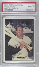1979 TCMA Baseball History Series the 1950's Willie Mays #6 PSA 9 MINT HOF 02v3