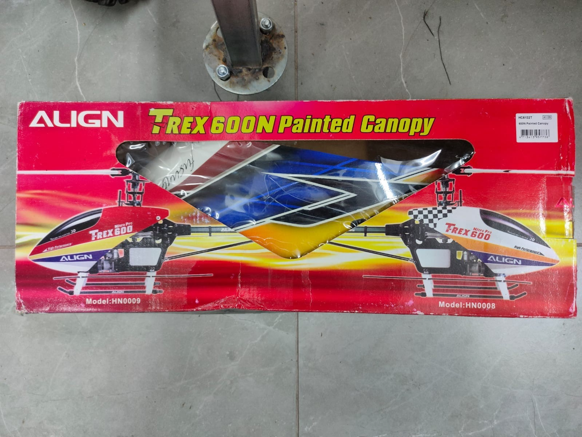 Align Trex 600N Painted Canopy HC6132T - Rare Multi Color | eBay