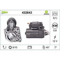 Starter Valeo 432643 Valeo Origins New Oe Technologie FüR Alfa Romeo Fiat Lancia