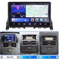 Für Mercedes C Class W204 S204 2006-2011 Android 14 Autoradio GPS NAVI Carplay