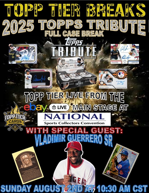 CHICAGO CUBS 2026 TOPPS TRIBUTE BASEBALL 4X BOX FULL CASE BREAK 7042
