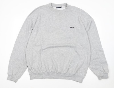 Reebok Pullover Sweatshirt Herren Grau XL Rundhals