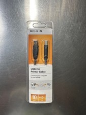 Belkin Printer Cable USB 2.0 10 Feet New In Pack NIP