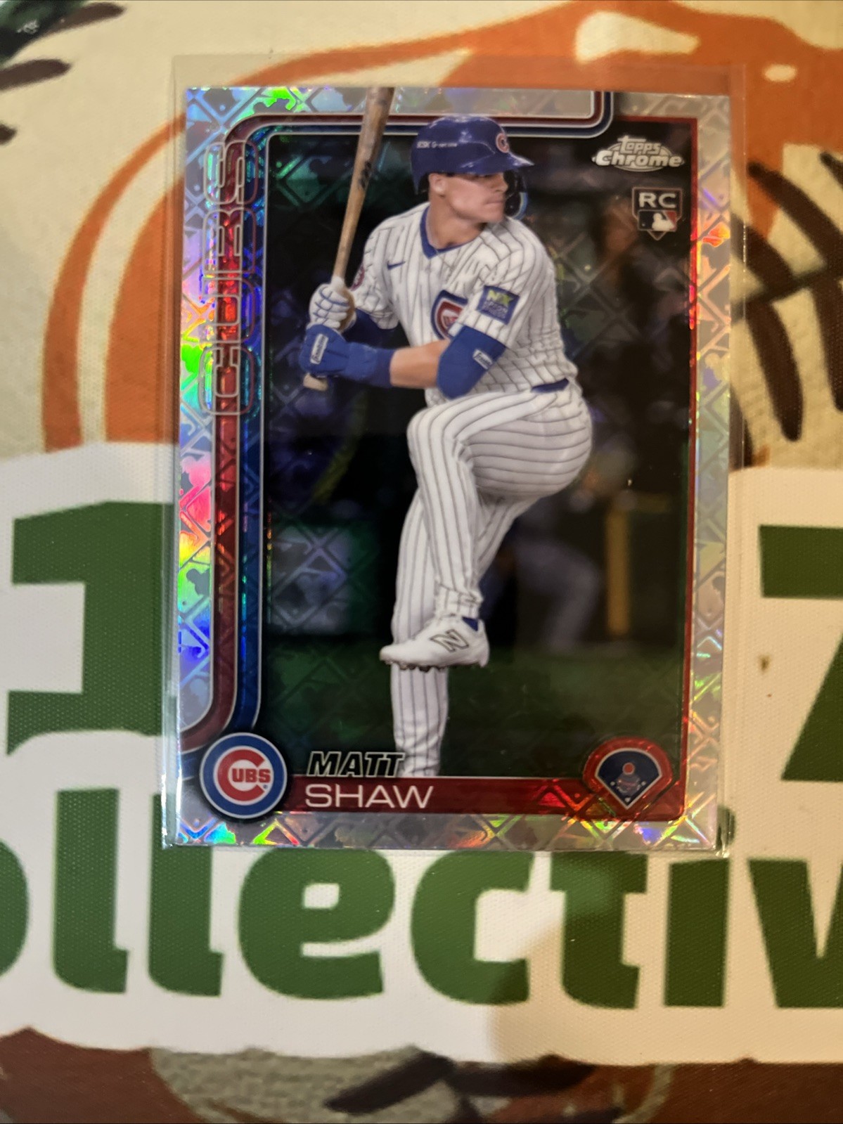2025 Topps Chrome Logofractor Edition - Matt Shaw, Matt Shaw #219 (RC)