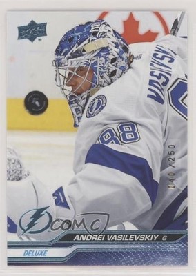 2023-24 Upper Deck Series 1 Deluxe 40/250 Andrei Vasilevskiy #166 8tn