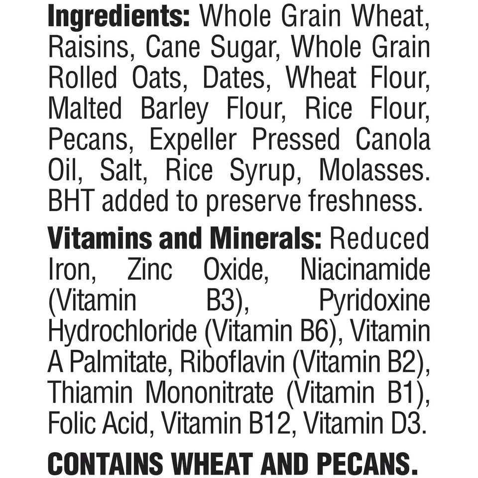 Great Grains Raisins 日期和豆类早餐谷物,葡萄干谷物带甜味 — 第 3/4 张图片