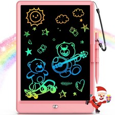 Bravokids 10 Inch LCD Writing Tablet for 3-8 Year Olds - 10 inch, Pink
