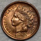 Uncirculated 1895 Indian Head Cent, Sharp specimen.