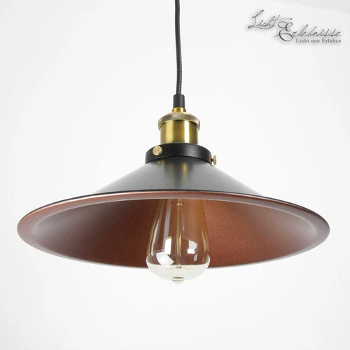 Lámpara Colgante De Comedor Vintage Diseño Industrial Negro E27 - Imagen 2 de 8
