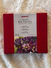 Mungyo Water-Soluble Oil Pastel Set of 24 - Assorted Colors 