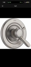 Delta Monitor Brushed Nickel Shower Valve Lever Handle Modern Bathroom