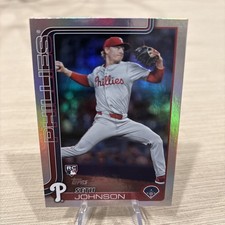 2025 Topps Rainbow Foil Parallel #362 Seth Johnson RC Philadelphia Phillies