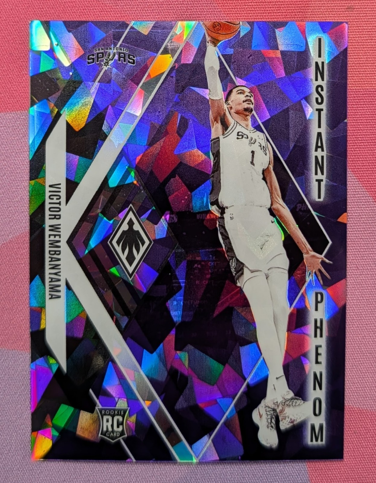 Victor Wembanyama 2023 Phoenix #13 Instant Phenom - Purple Ice /25