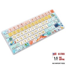 Keyboard Cover Skin for Apple iMac Flowers for Magic Keyboard Model:A1644 