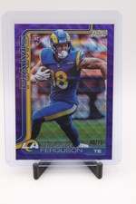 2025 Topps Chrome - Terrance Ferguson (RC) Purple Wave Refractor /75 #335 Rams