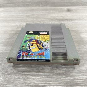 1991 Nintendo NES Acclaim The Simpsons Bart Vs The World Cart Only