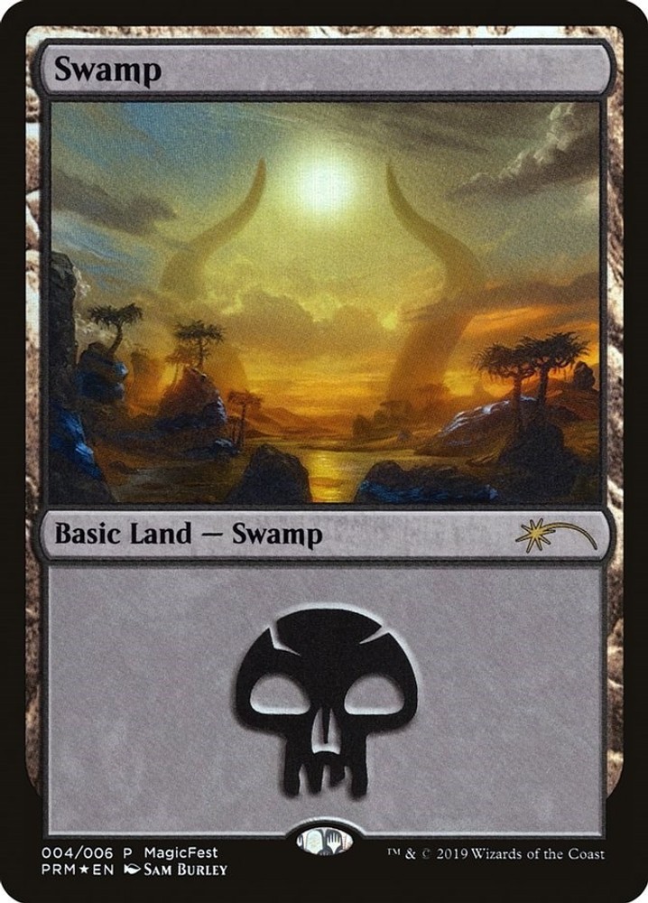 Swamp (2019) Foil [MFP - 4] Near Mint - EN - Magic