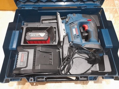 Bosch Professional GST18V-LI B im Koffer mit Bosch Ladegerät, 4,0Ah Akku.