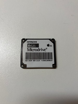 Apple Hitachi MicroDrive 6GB 655-1212 A Compact Flash HDD Festplatte