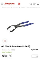 Snap-on Oil Filter Plier (Blue point)