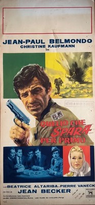QUELLO CHE SPARA PER PRIMO -Locandina originale playbill- 1961  -