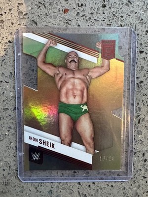 2023 Panini Donruss Elite WWE Legends Status Die-Cut /24 Iron Sheik HOF