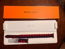 AUTHENTIC HERMES PARIS LEATHER WATCH STRAP BAND for APPLE WATCH
