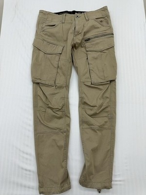 G-Star RAW Herren Khaki Rovic Cargo Hose 32/32 Tapered