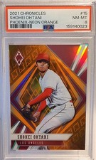 2021 Panini Chronicles - SSP Phoenix Shohei Ohtani #15 Neon Orange /17