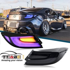 Paar LED Geräuchert RGB Rückleuchten Lampe für Toyota GR86 Subaru BRZ 2021-2024